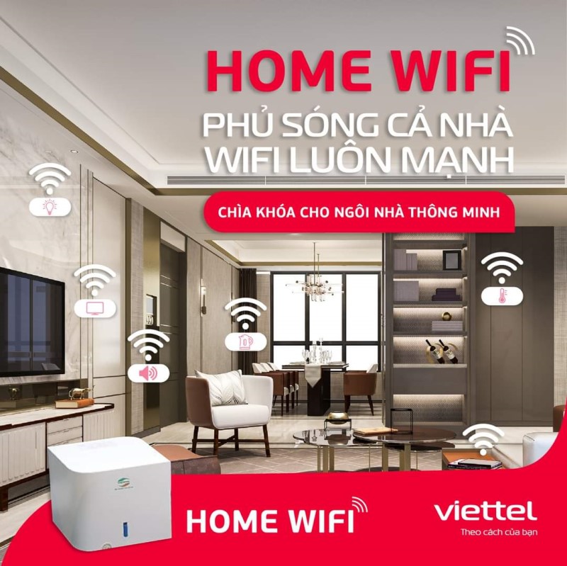 Đăng ký lắp mạng Viettel Nghệ An có thể được trang bị thiết bị Home Wifi cao cấp